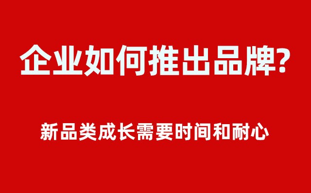 企業(yè)如何推出品牌？----- 新品類(lèi)成長(cháng)需要時(shí)間和耐心